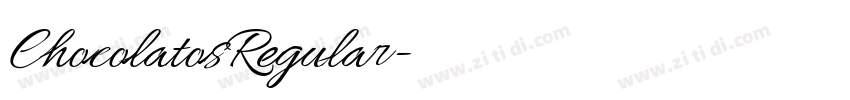 ChocolatosRegular字体转换 ChocolatosRegular字体转换