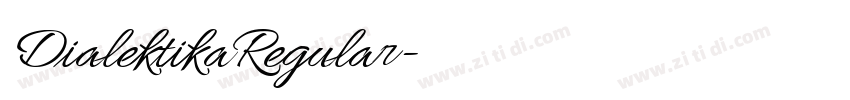 DialektikaRegular字体转换 DialektikaRegular字体转换