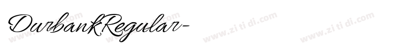 DurbankRegular字体转换 DurbankRegular字体转换
