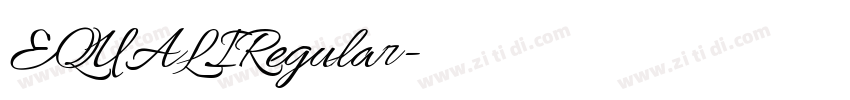 EQUALIRegular字体转换 EQUALIRegular字体转换