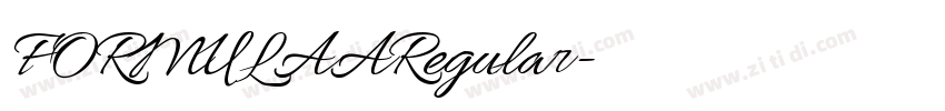 FORMULAARegular字体转换 FORMULAARegular字体转换