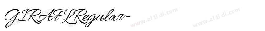 GIRAFLRegular字体转换 GIRAFLRegular字体转换