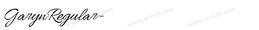 GarynRegular字体转换 GarynRegular字体转换