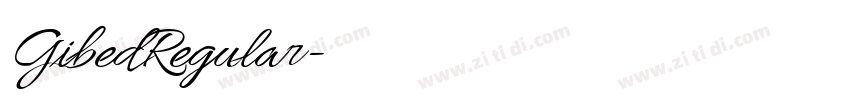 GibedRegular字体转换 GibedRegular字体转换