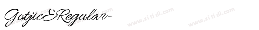 GotjicERegular字体转换 GotjicERegular字体转换
