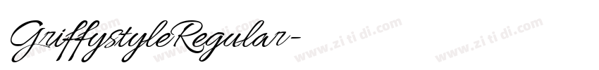 GriffystyleRegular字体转换 GriffystyleRegular字体转换