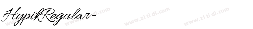 HypikRegular字体转换 HypikRegular字体转换