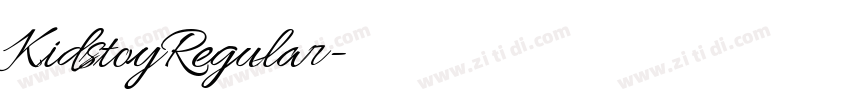KidstoyRegular字体转换 KidstoyRegular字体转换