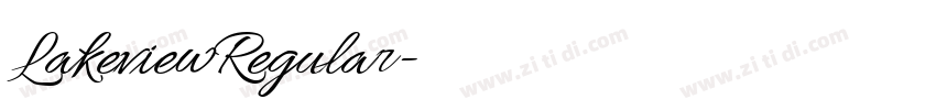 LakeviewRegular字体转换 LakeviewRegular字体转换