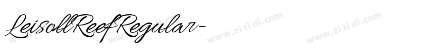 LeisollReefRegular字体转换 LeisollReefRegular字体转换