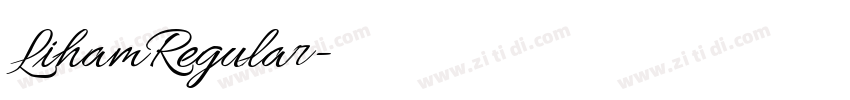 LihamRegular字体转换 LihamRegular字体转换