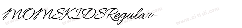 MOMSKIDSRegular字体转换 MOMSKIDSRegular字体转换
