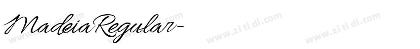 MadeiaRegular字体转换 MadeiaRegular字体转换