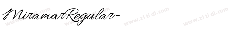 MiramarRegular字体转换 MiramarRegular字体转换