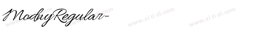 ModnyRegular字体转换 ModnyRegular字体转换