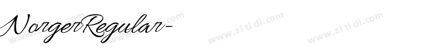 NorgerRegular字体转换 NorgerRegular字体转换