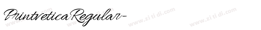 PrintveticaRegular字体转换