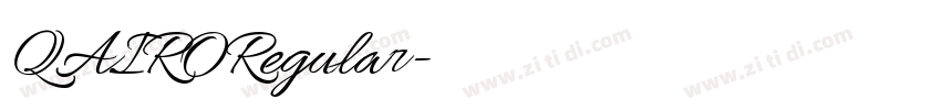 QAIRORegular字体转换 QAIRORegular字体转换