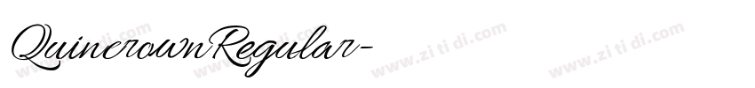 QuincrownRegular字体转换 QuincrownRegular字体转换