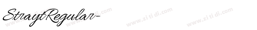 StraytRegular字体转换 StraytRegular字体转换