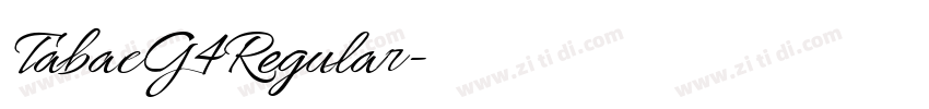 TabacG4Regular字体转换 TabacG4Regular字体转换