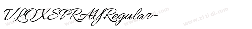 VLOXSPRAYRegular字体转换