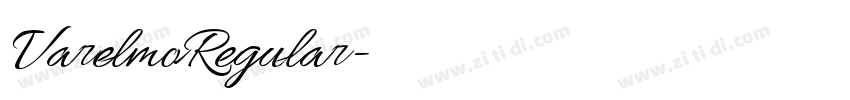 VarelmoRegular字体转换 VarelmoRegular字体转换