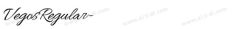 VegosRegular字体转换 VegosRegular字体转换