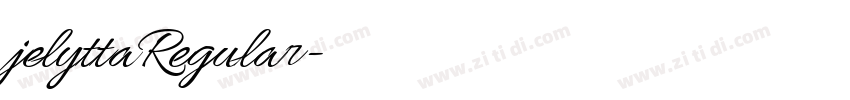 jelyttaRegular字体转换 jelyttaRegular字体转换