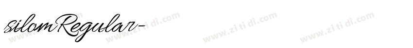 silomRegular字体转换 silomRegular字体转换