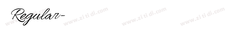 字魂Regular字体转换