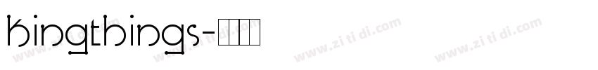 kingthings字体转换