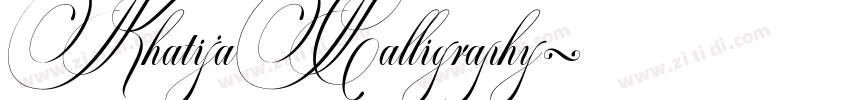 KhatijaCalligraphy字体转换 KhatijaCalligraphy字体转换