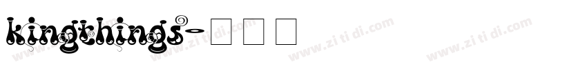 kingthings字体转换