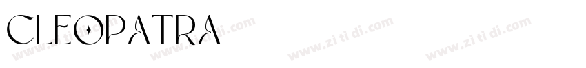 Cleopatra字体转换