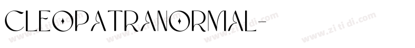 CleopatraNormal字体转换
