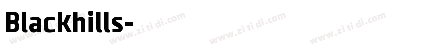 Blackhills字体转换