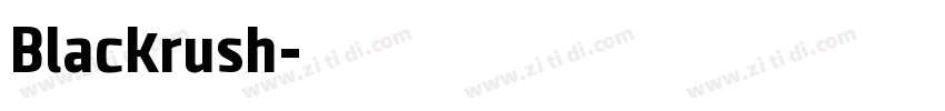 Blackrush字体转换
