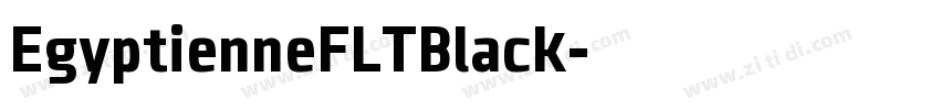 EgyptienneFLTBlack字体转换