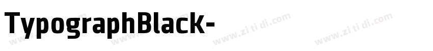 TypographBlack字体转换