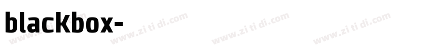 blackbox字体转换