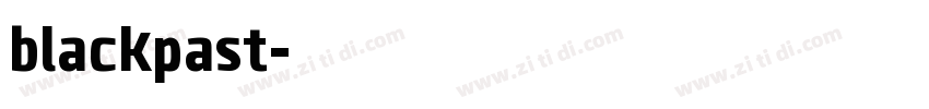 blackpast字体转换