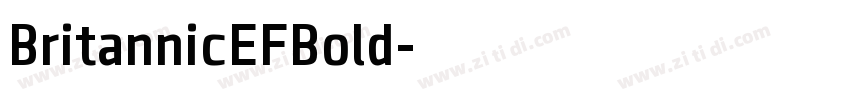 BritannicEFBold字体转换 BritannicEFBold字体转换