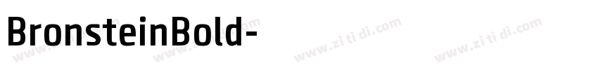 BronsteinBold字体转换
