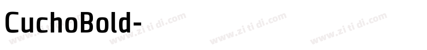 CuchoBold字体转换
