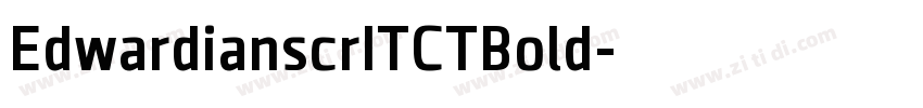 EdwardianscrITCTBold字体转换