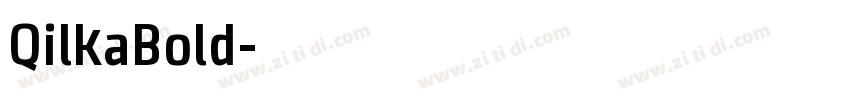 QilkaBold字体转换