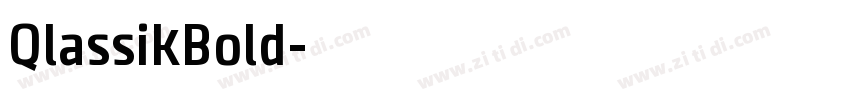 QlassikBold字体转换