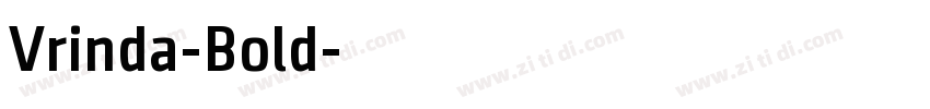 Vrinda-Bold字体转换