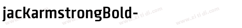 jackarmstrongBold字体转换